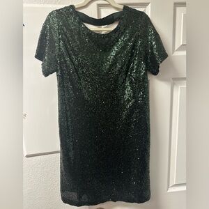 Green Sequin Dress